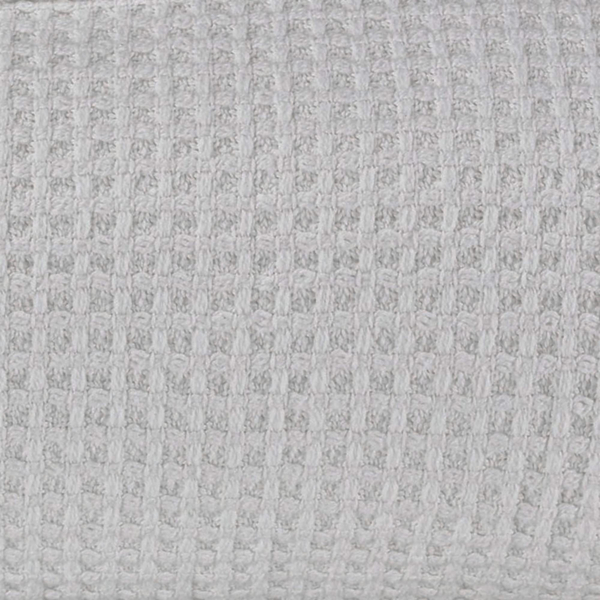 Vera Wang Luxury Twin Size Waffle Weave Blanket - 100% Premium Cotton Super Soft Bedding for Cozy Comfort (Waffleweave Grey) - Perfect for Bedroom, Sofa, Travel & Gift Giving
