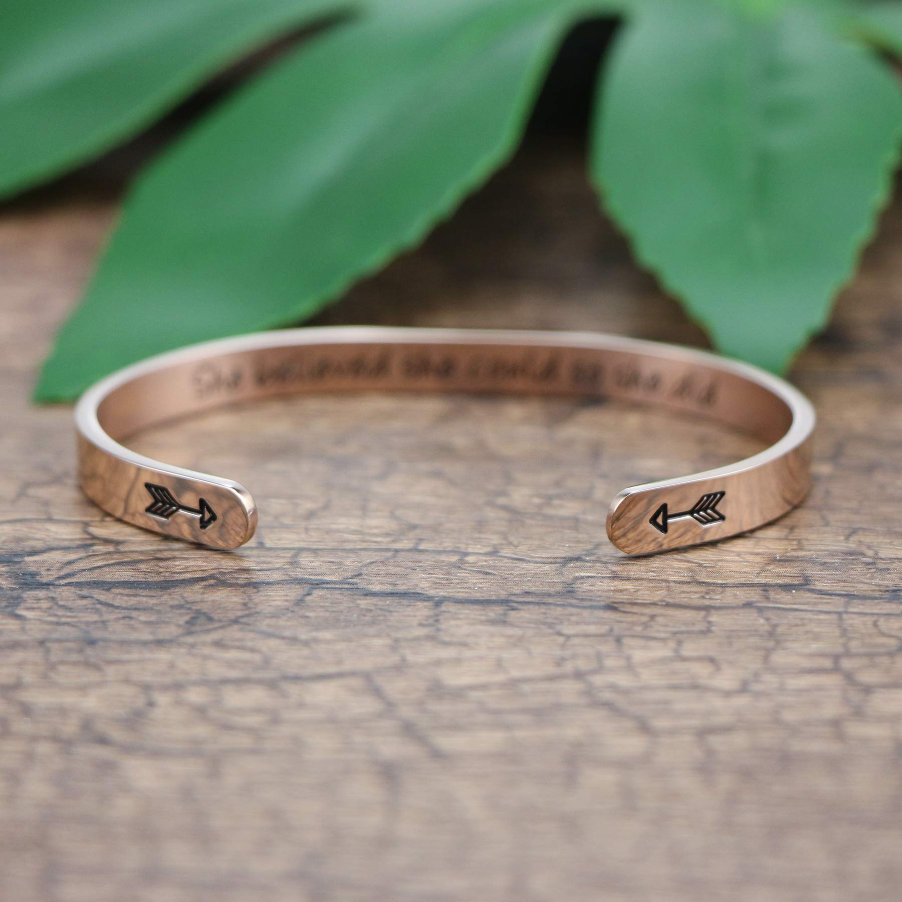 JoycuFF Stainless Steel Cuff Bracelet for Women - Elegant Christmas, Birthday & Thanksgiving Gift for Mom, Mother, Mummy - Meaningful Year Round Jewelry Present for Her | Perfect for Daily Wear, Special Occasions & Heartfelt Gifting