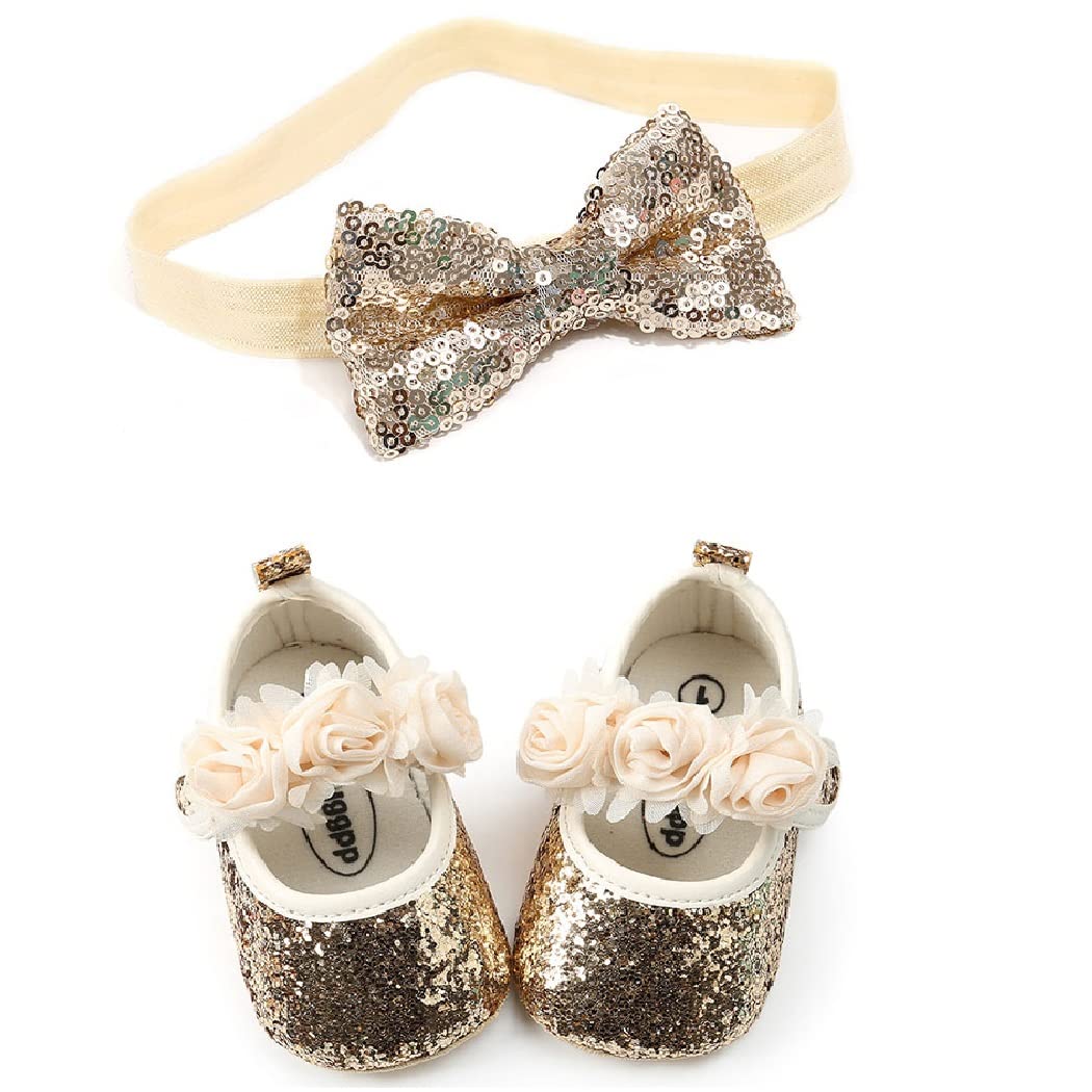 2pcs Baby Girl Princess Shoes for Wedding & Party