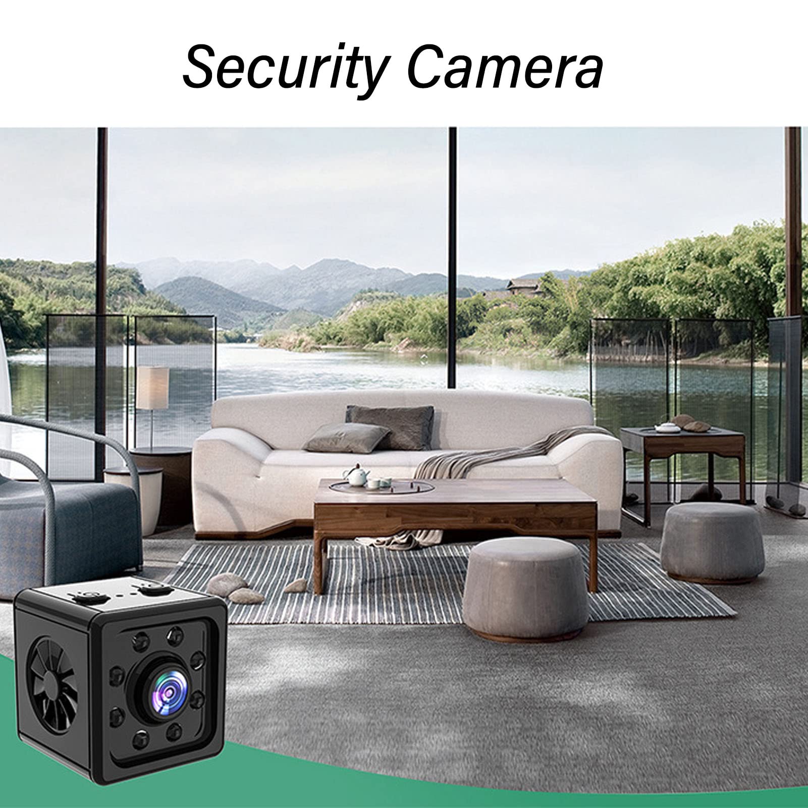 BuyWeek Wireless Security Camera - 1080P HD WiFi Indoor Security Camera with Night Vision, Motion Detection & 2-Way Audio for Home, Baby & Pet Monitoring | Easy Setup & Cloud Storage