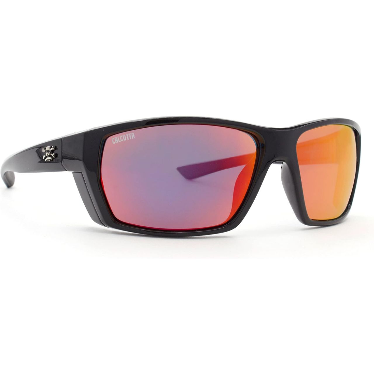 Polarized Sports Sunglasses for Cycling & Driving - Black Frame with Mirror Lens - UV Protection, Anti-Glare for Outdoor Activities & Sports