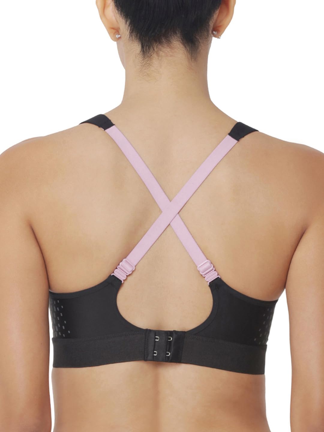 Triumph Women's Triaction Hybrid Lite Wireless Padded Sports Bra - Breathable Support for Running, Yoga & Gym Workouts