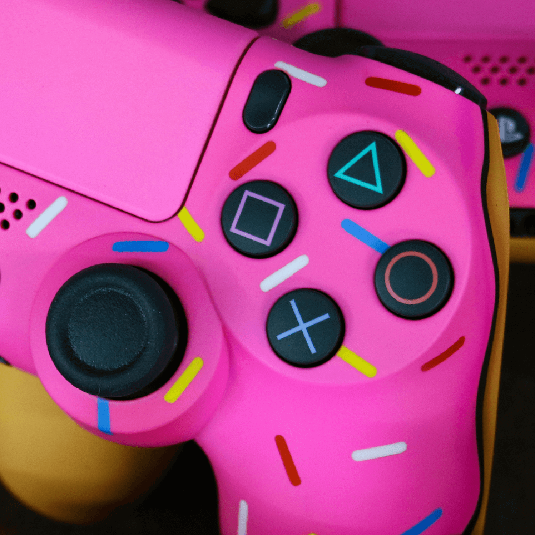 Fresh Glazed Donut for PS5 - Sweet & Crispy Gaming Snack - Perfect for Gaming Nights & Parties