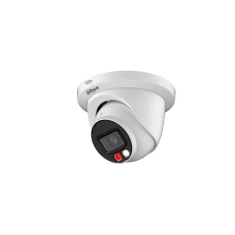 IPC HDW2449TM-S 4MP Smart Dual Light Full Color Security Camera with 2.8mm Lens, H.265, PoE - Ideal for Home & Business Surveillance, Night Vision Monitoring
