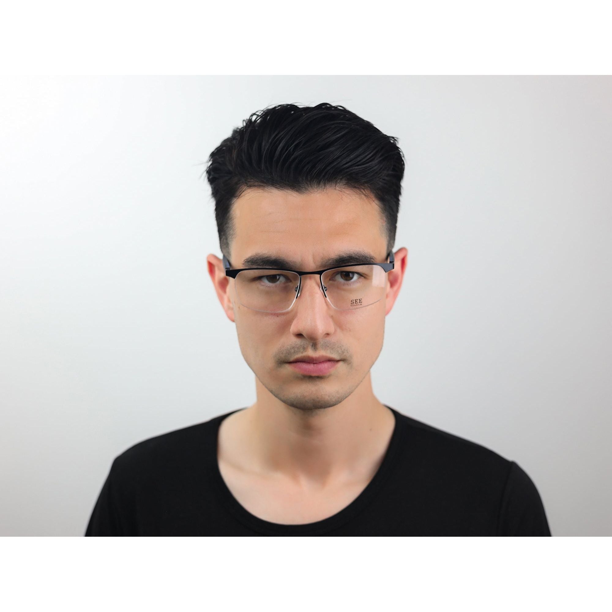 SEE 4141 Titanium Glasses - Lightweight & Durable Titanium Eyewear for Men & Women - Perfect for Outdoor Sports, Driving & Everyday Use