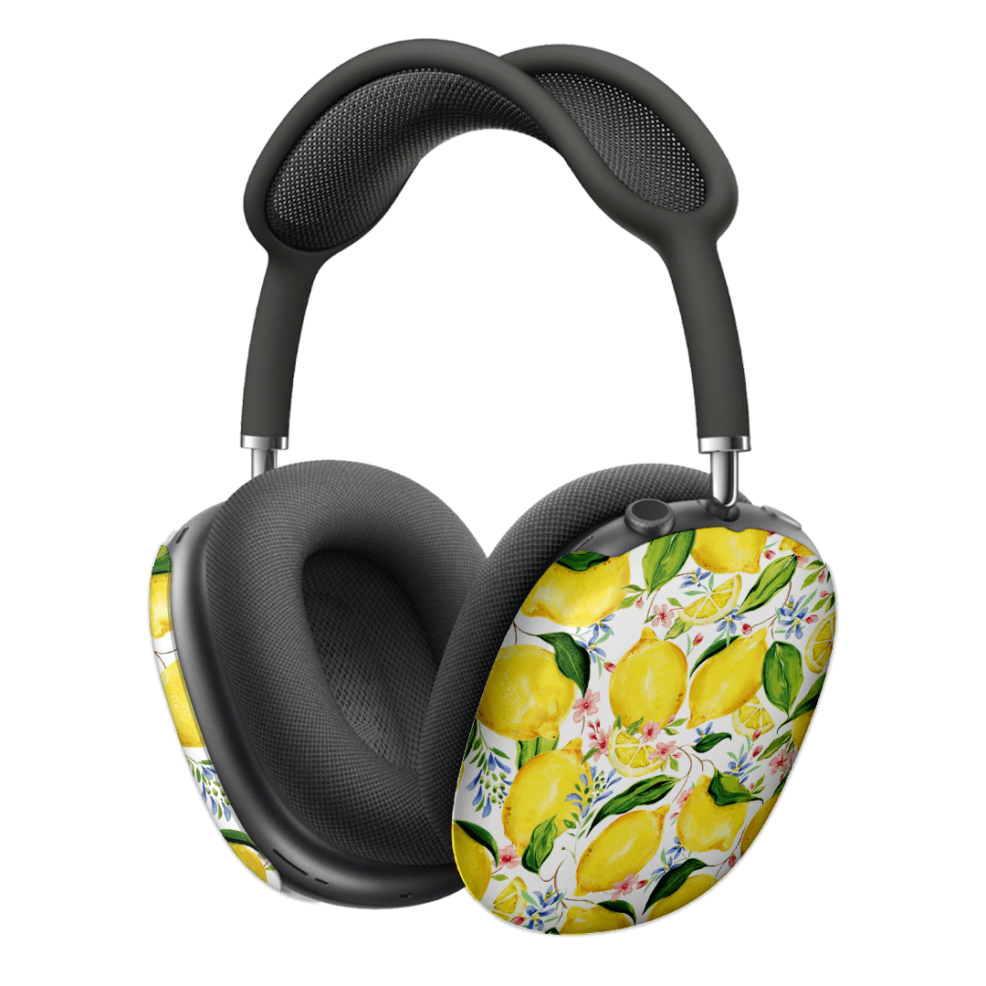 Premium Citrus Lemon AirPods Max Case - Durable Protective Cover for Apple AirPods Max Headphones - Perfect for Travel, Gym & Daily Use