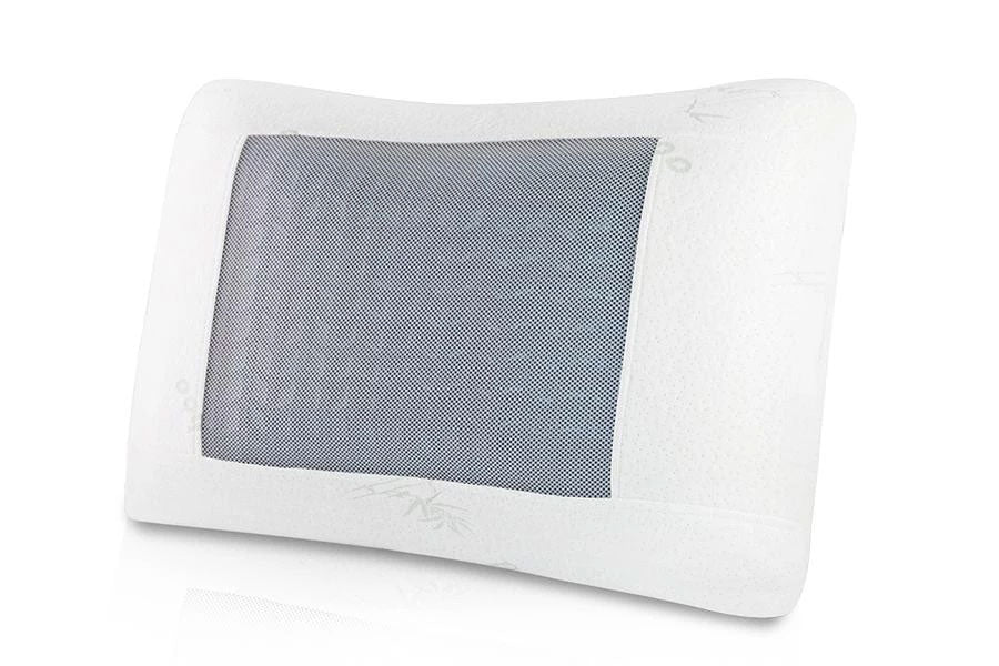Hydro Cool Comfort Pillow - Cooling Gel Memory Foam Pillow for Neck Pain Relief & Hot Sleepers - Perfect for Side, Back & Stomach Sleepers - Stay Cool All Night
