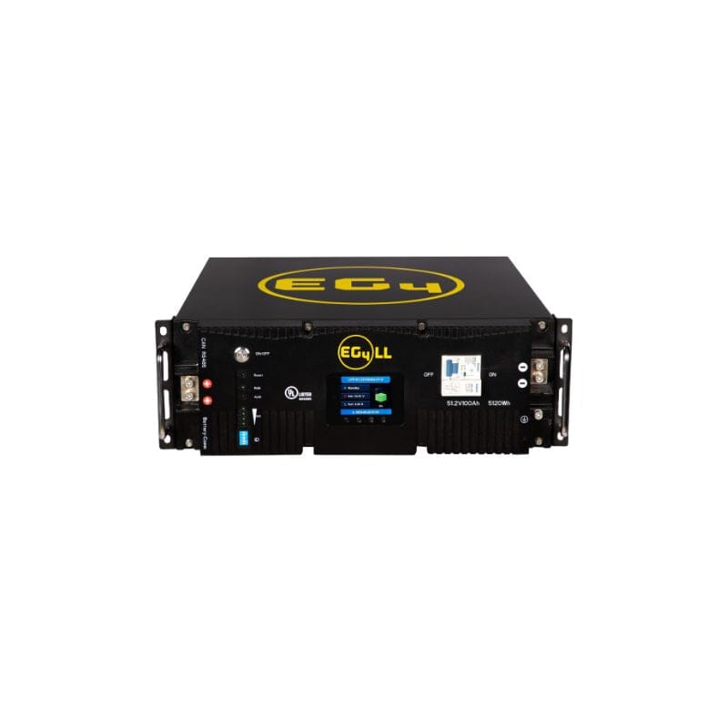 EG4® LL-S 48V 100AH Lithium Battery | 5.12kWh Server Rack Battery with 10 Year Warranty | Perfect for Solar Energy Storage, Off-Grid Power & Data Center Backup