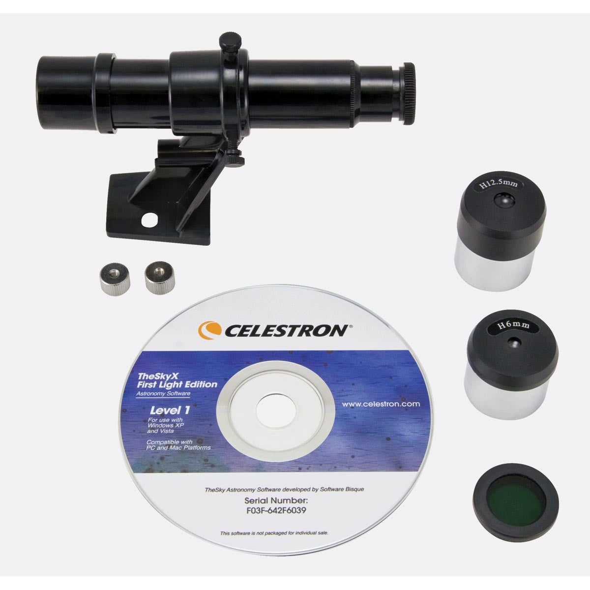 Celestron FirstScope Telescope Accessory Kit 21024 - Essential Astronomy Tools for Stargazing & Night Sky Observation
