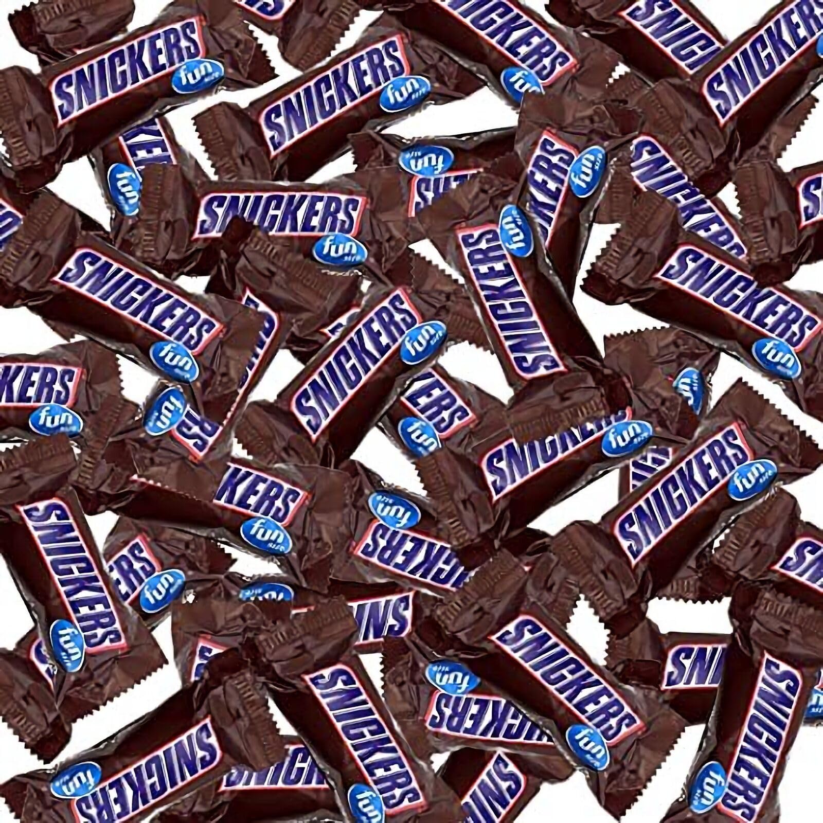 Fun Size Snickers Bars - 1LB Bulk Candy for Parties & Gifting