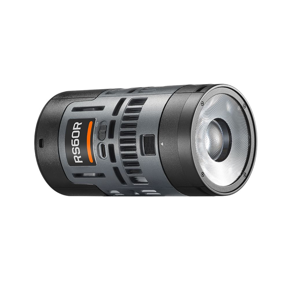 Godox RS60R RGB LED Monolight - 60W Studio Light with 360° Color Adjustment for Photography & Videography - Perfect for Portrait, Product, and YouTube Content Creation