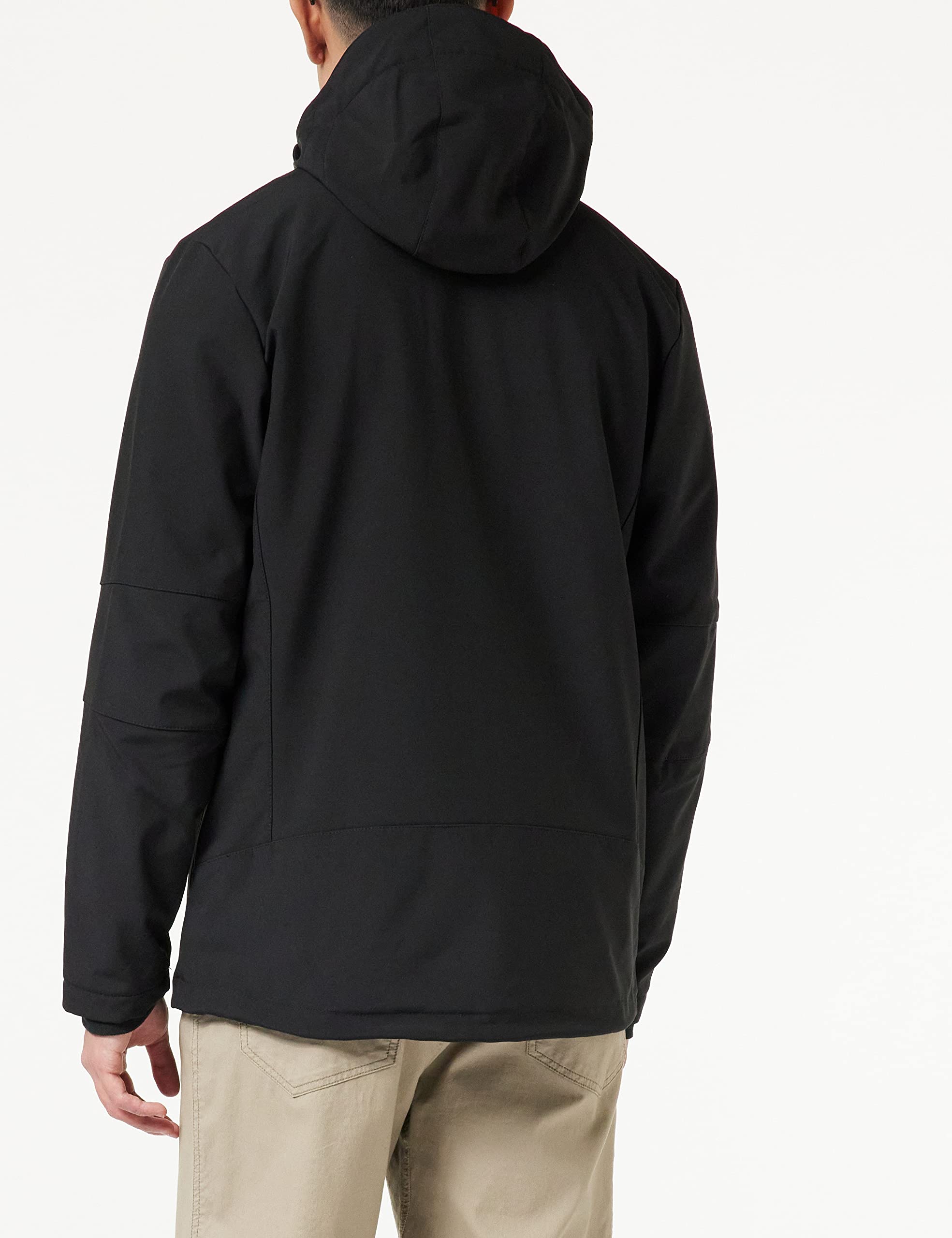 CMP Men's Zip-Up Hooded Jacket - Lightweight Fleece Lined for Outdoor & Casual Wear - Perfect for Hiking, Camping, and Everyday Use