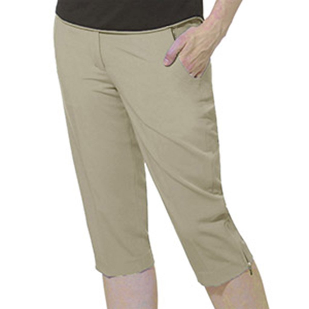 **Monterey Club Women's Golf Capris - Stretchy Polyester/Rayon/Spandex Blend - Comfortable & Breathable for Golfing & Active Wear (Style #2923)**
