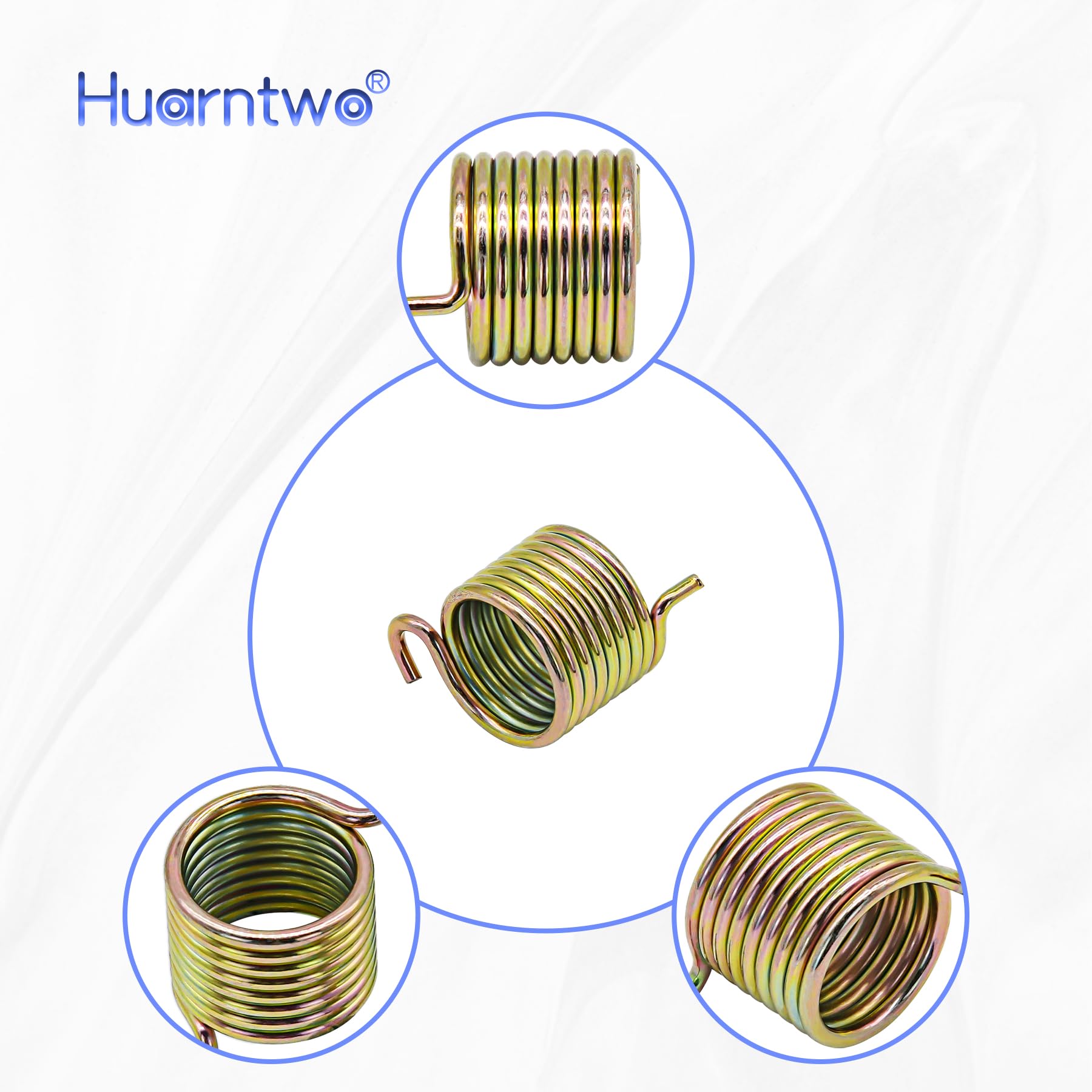 5 Pcs P022008270 Trimmer Damper Spring Replacement for Echo ES-255 GT-225 GT-200 HCA-265 - Compatible with Echo String Trimmers & Brush Cutters - Perfect for Vibration Reduction & Smooth Operation