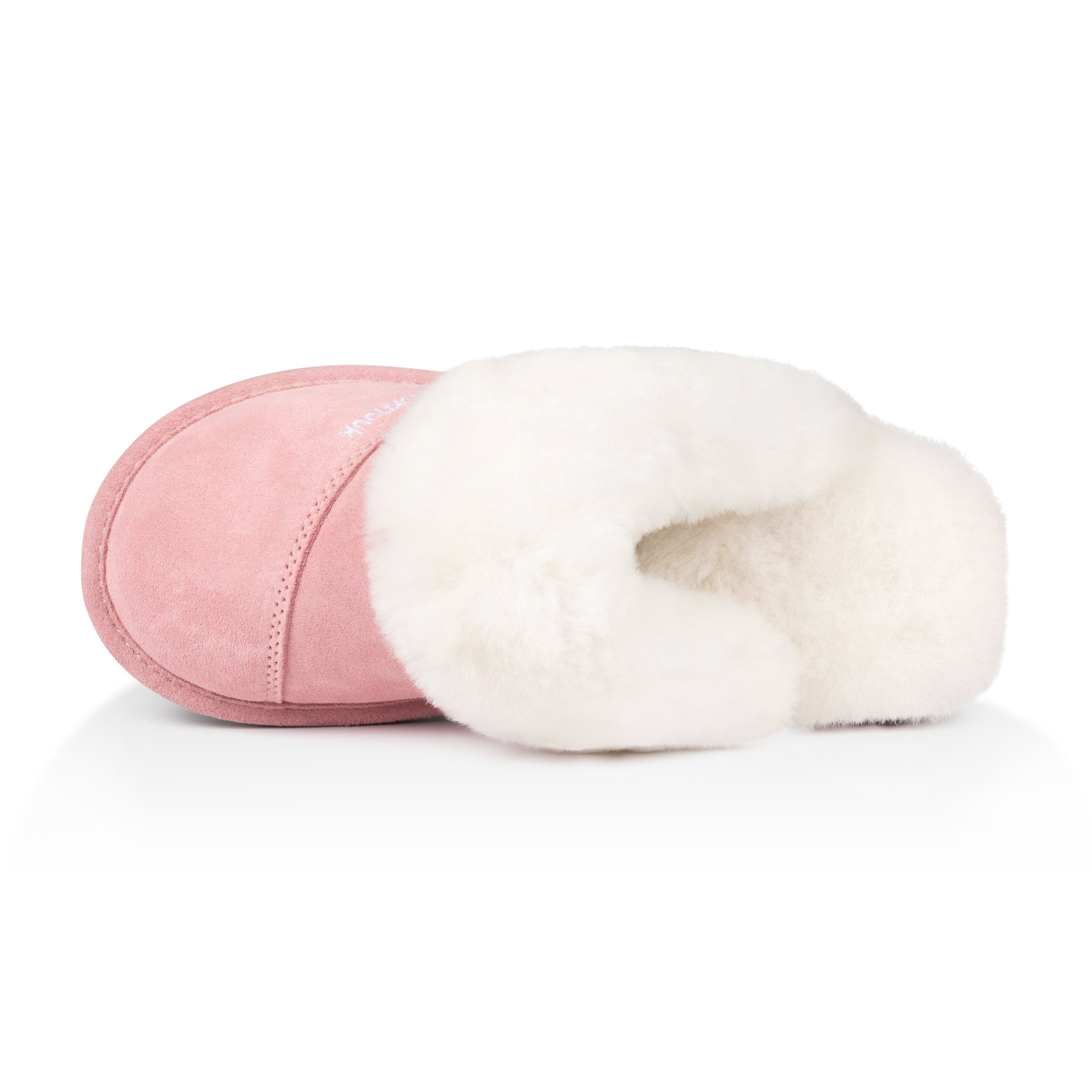 Joy Women's Fuzzy House Slippers - Soft Indoor Slides with Non-Slip Sole, Comfortable for Home, Spa & Lounge (Blush Pink) - Perfect for Relaxing, Gift Giving & Cozy Winter Nights