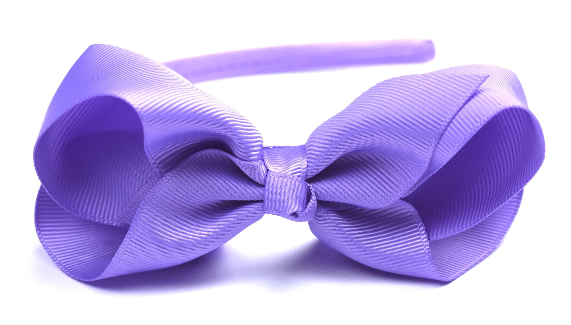 6-Pack Fashion Headbands with 4 Inch Bows - Pink, Orange, Green, Lavender, Teal & Yellow Hair Accessories for Girls | Perfect for School, Playtime, Parties & Everyday Wear