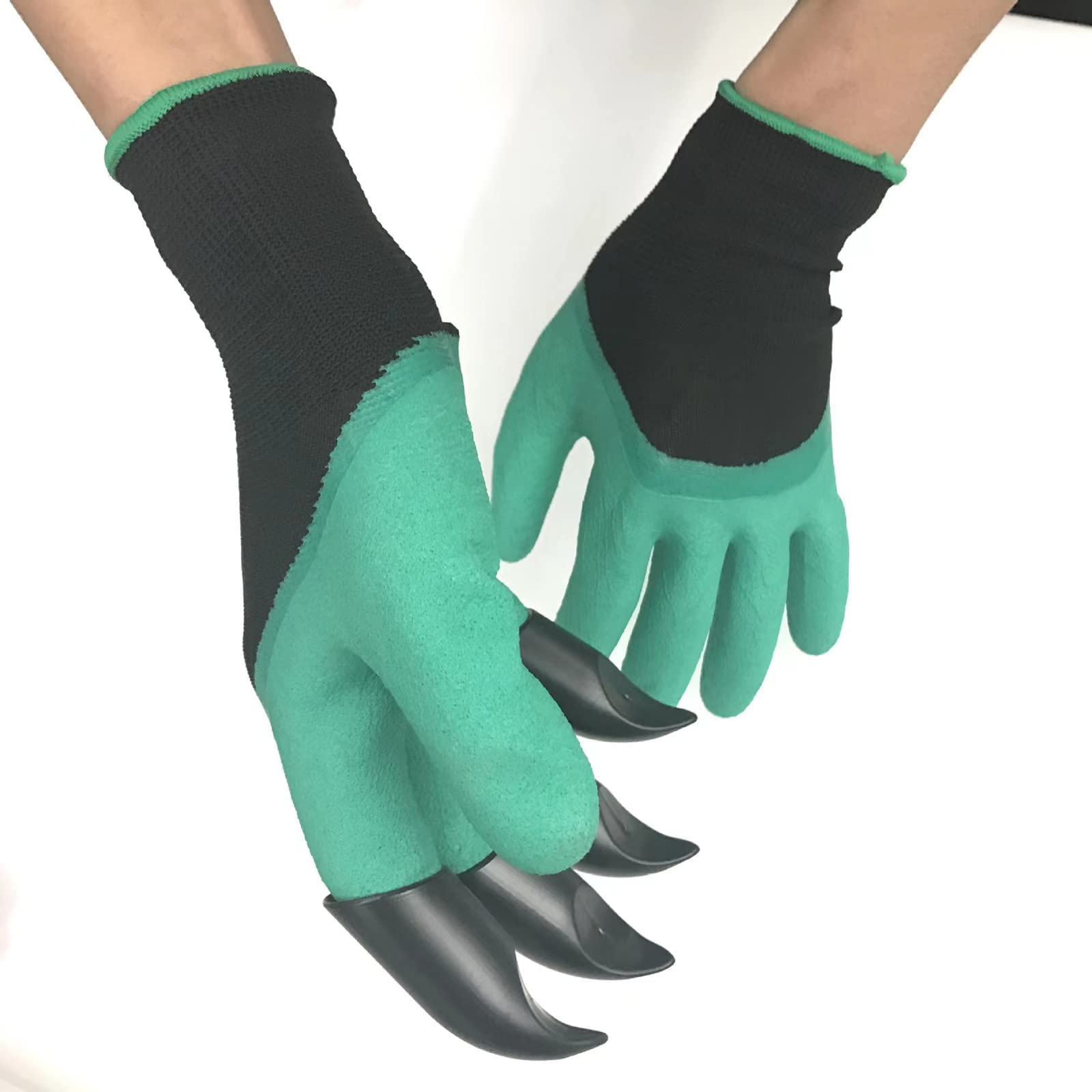 Garden Elf Gloves with Claws - Waterproof & Breathable Gardening Gloves for Digging, Planting - All-in-One Garden Tool for Outdoor Work, Landscaping & Yard Maintenance