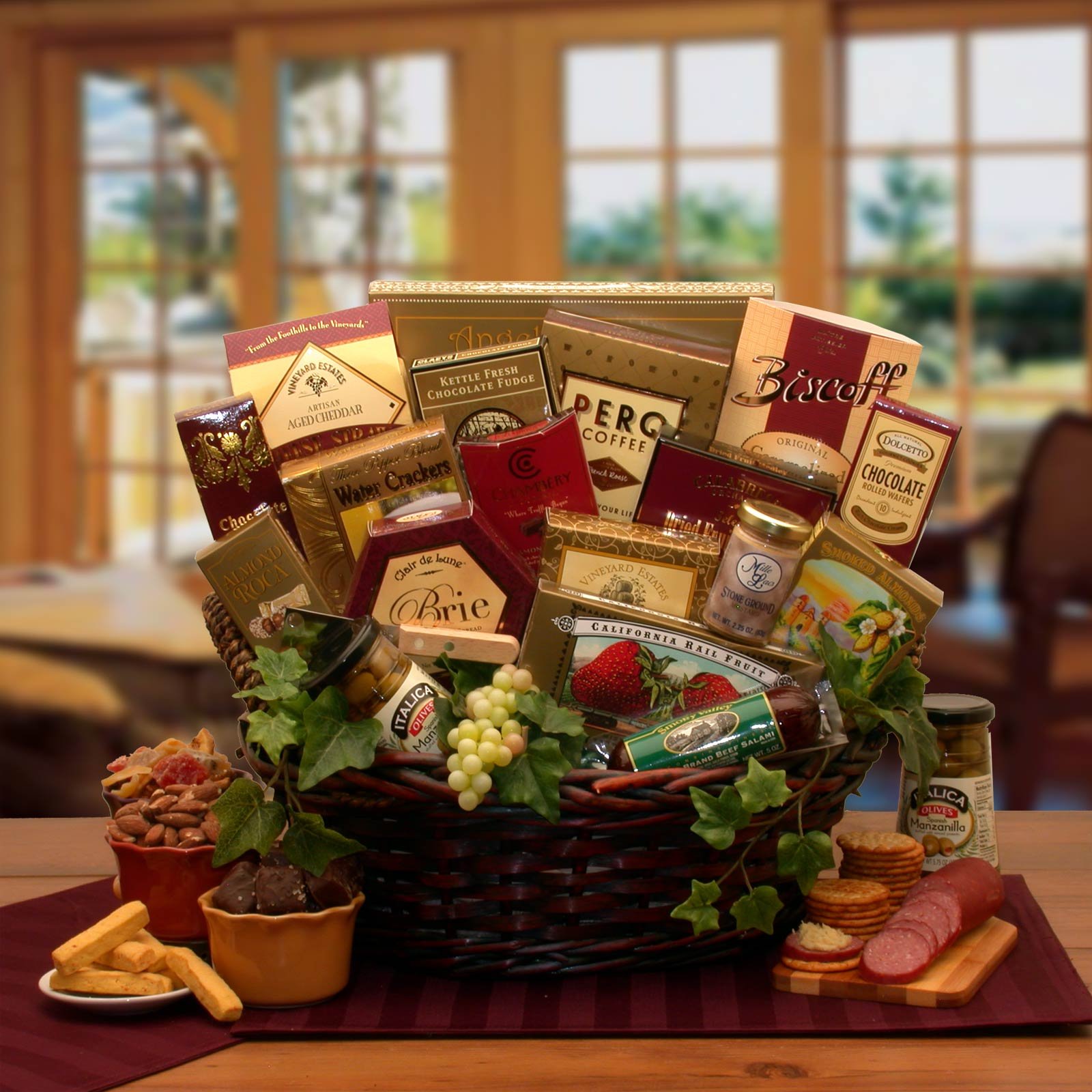 Premium Gourmet Gift Basket - Luxury Assorted Snacks & Treats for Holidays, Birthdays & Corporate Gifting | Perfect for Christmas, Valentine's Day & Special Occasions