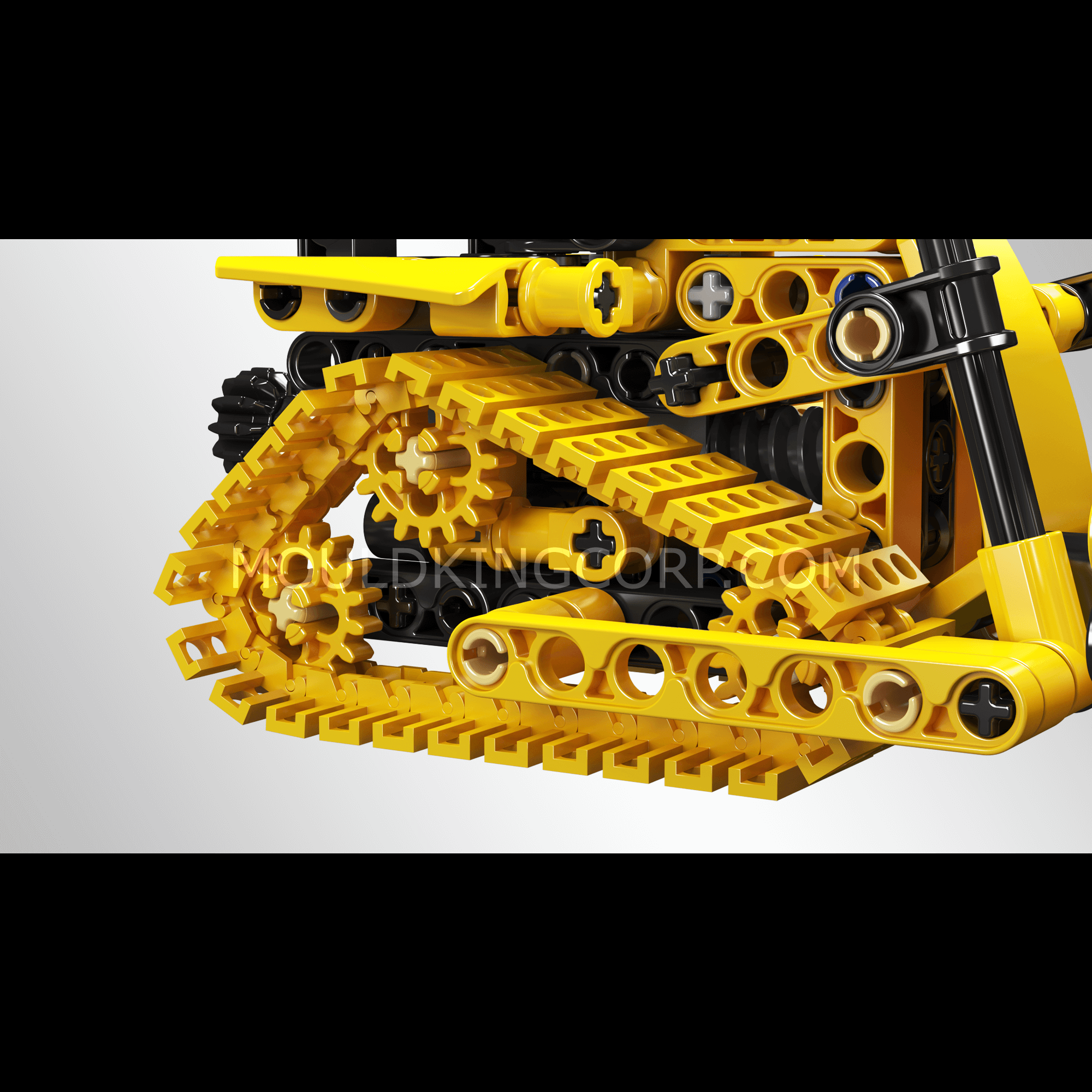 Mould King 24020 Crawler Bulldozer Building Toy Set - 244 PCS Construction Engineering Blocks for Kids & Adults | STEM Educational Toys for Creative Play, Birthday Gifts, and DIY Model Building Projects