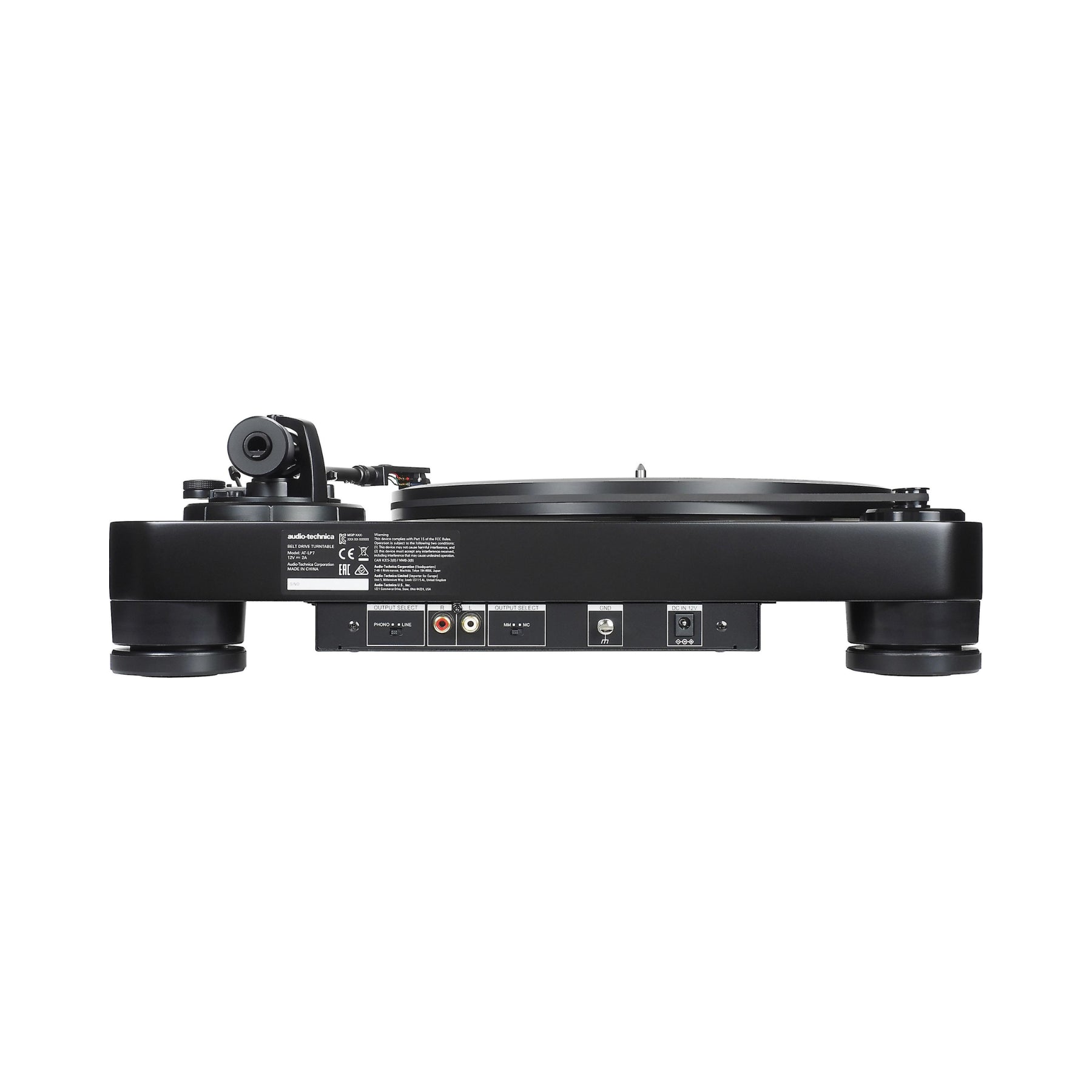 Audio Technica AT LP7 Fully Manual Belt Drive Turntable - High Fidelity Vinyl Record Player for Home & Studio Use | Perfect for Audiophiles, DJs & Music Enthusiasts