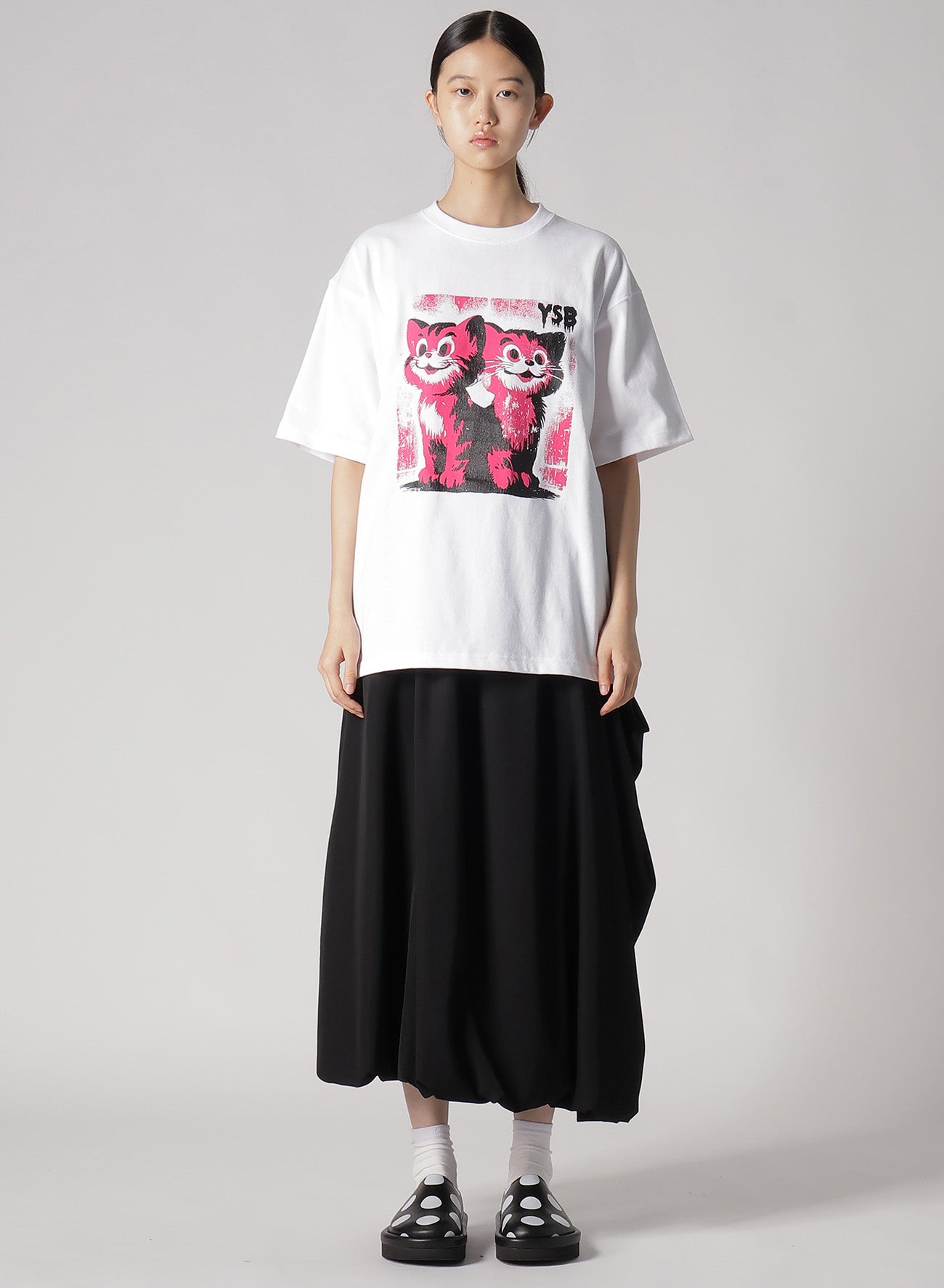 Stylish Cat Print T-Shirt for Men & Women - Soft Cotton Comfortable Casual Tee - Perfect for Everyday Wear, Gifts & Cat Lovers