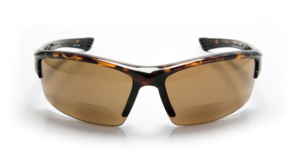 Superlight Bifocal Wraparound Sports Sunglasses with Reading Glasses - Perfect for Running, Cycling & Outdoor Activities