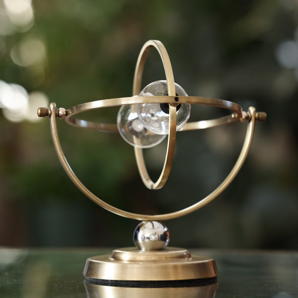 Bronze Time Turner Urn Rotating Hourglass - Elegant Home Decor for Harry Potter Fans | Perfect for Memorials, Gifts & Collectibles