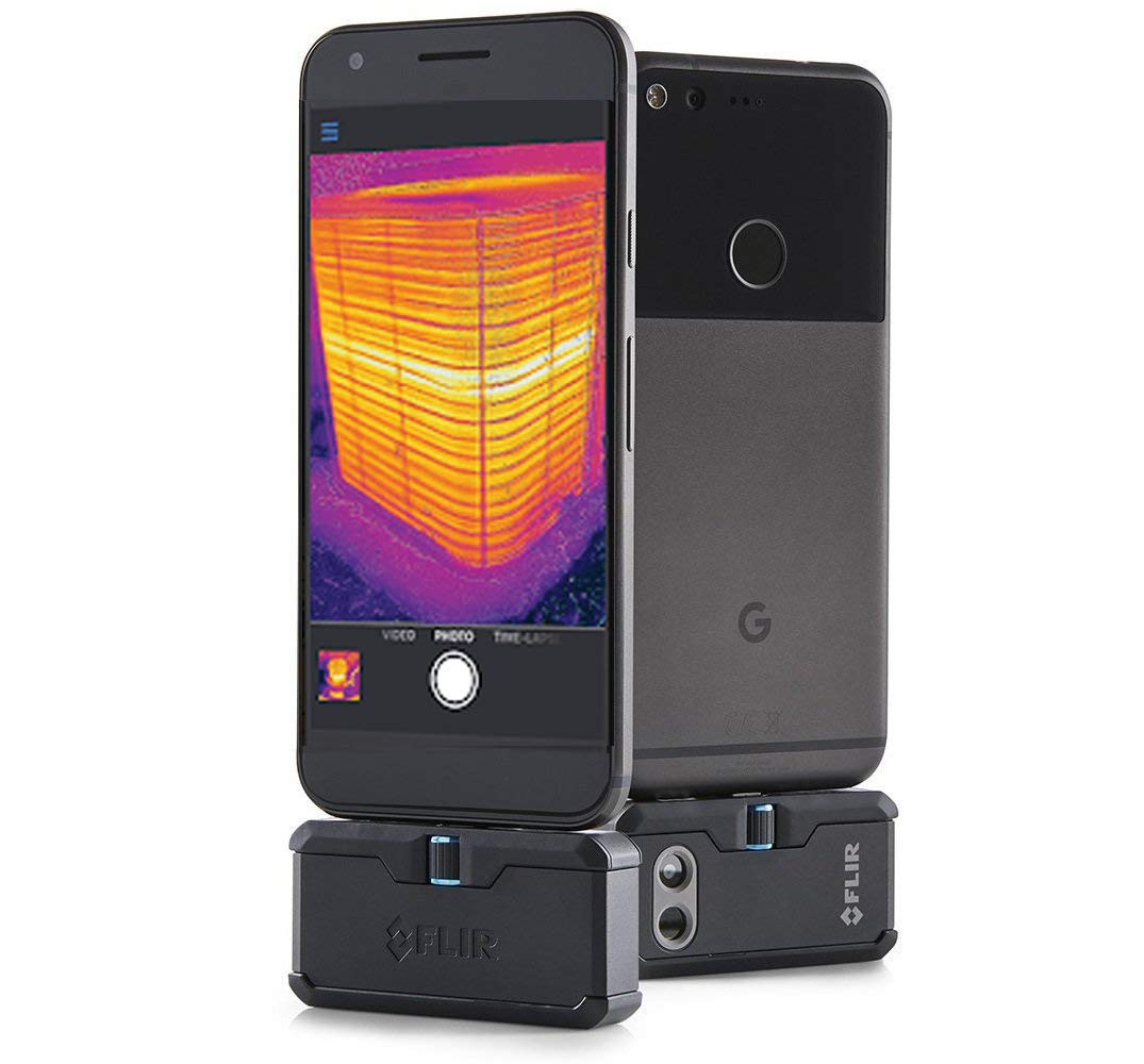 FLIR ONE Pro LT - High Resolution Thermal Imaging Camera for Android Smartphones (USB-C) | Professional Thermal Scanner for Home Inspection, Electrical Maintenance & HVAC | Not Compatible with iOS Devices