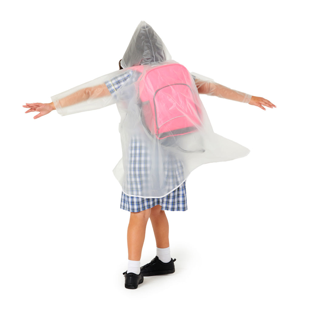 Kids Raincoat Large Size - Waterproof & Lightweight Outdoor Rain Jacket for Boys and Girls - Perfect for School, Playground, and Rainy Day Adventures