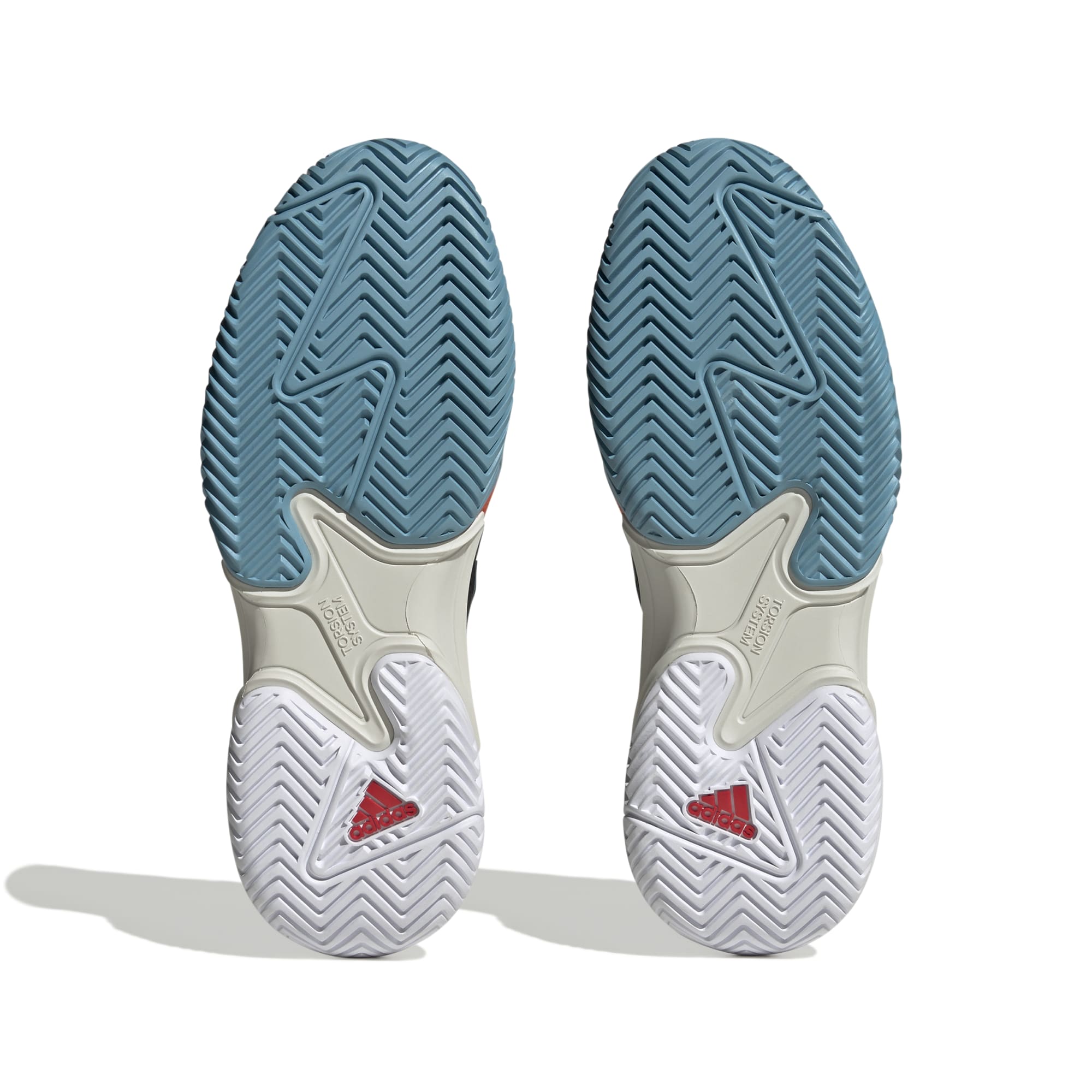 Adidas Barricade Men's Tennis Shoes - Red, Blue, Black (HQ8414) | High-Performance Court Shoes for Competitive Play & Training
