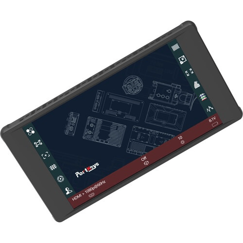 PORTKEYS PT6 5.2 Inch 4K HDMI Touch Screen Monitor for DSLR Camera, Video Recording, Film Making & Live Streaming - Professional On-Camera Field Monitor with Ultra HD Display