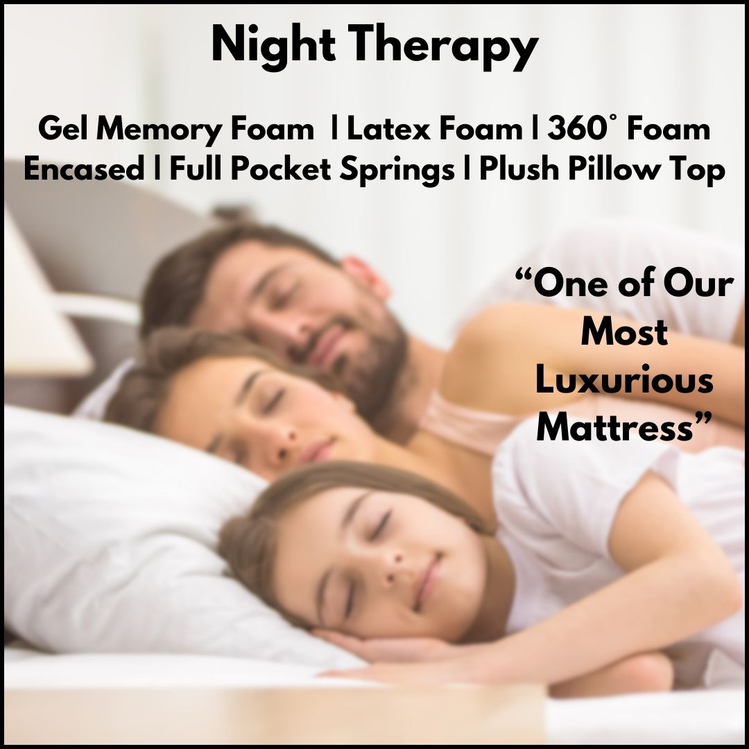 Night Therapy King Single Mattress - Premium Comfort for Restful Sleep, Ideal for Bedrooms & Guest Rooms