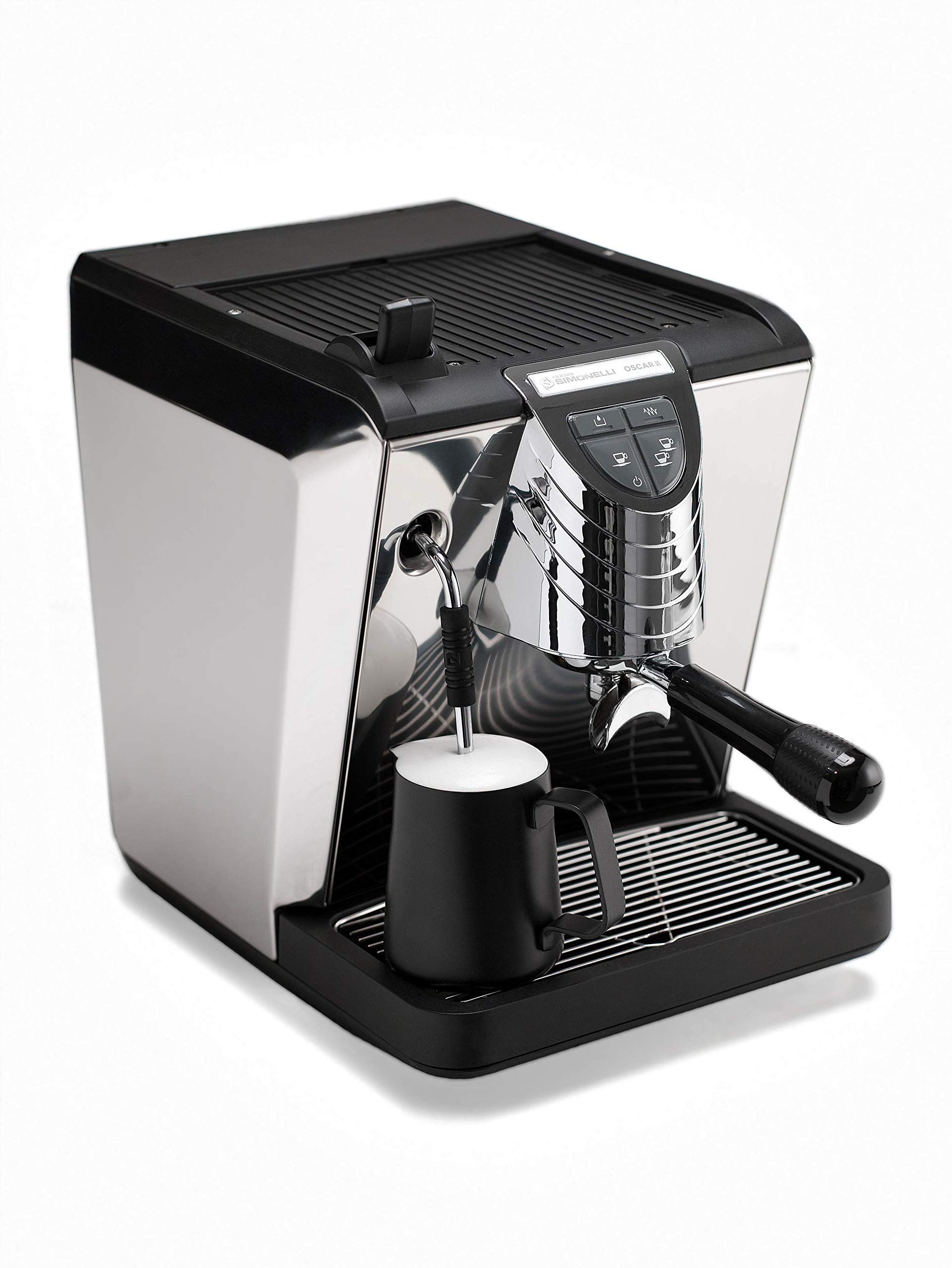 Nuova Simonelli Oscar II Commercial Espresso Machine - 3L Boiler Capacity for Coffee Shops & Home Baristas | Perfect for Lattes, Cappuccinos & Espresso Drinks