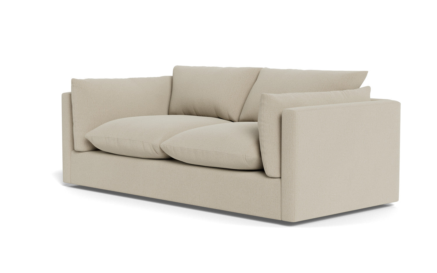 Soco 79 Loveseat Sofa - Modern 2-Seater Couch for Small Spaces, Living Room, Apartment, and Office - Comfortable Upholstered Fabric with Sturdy Wooden Frame