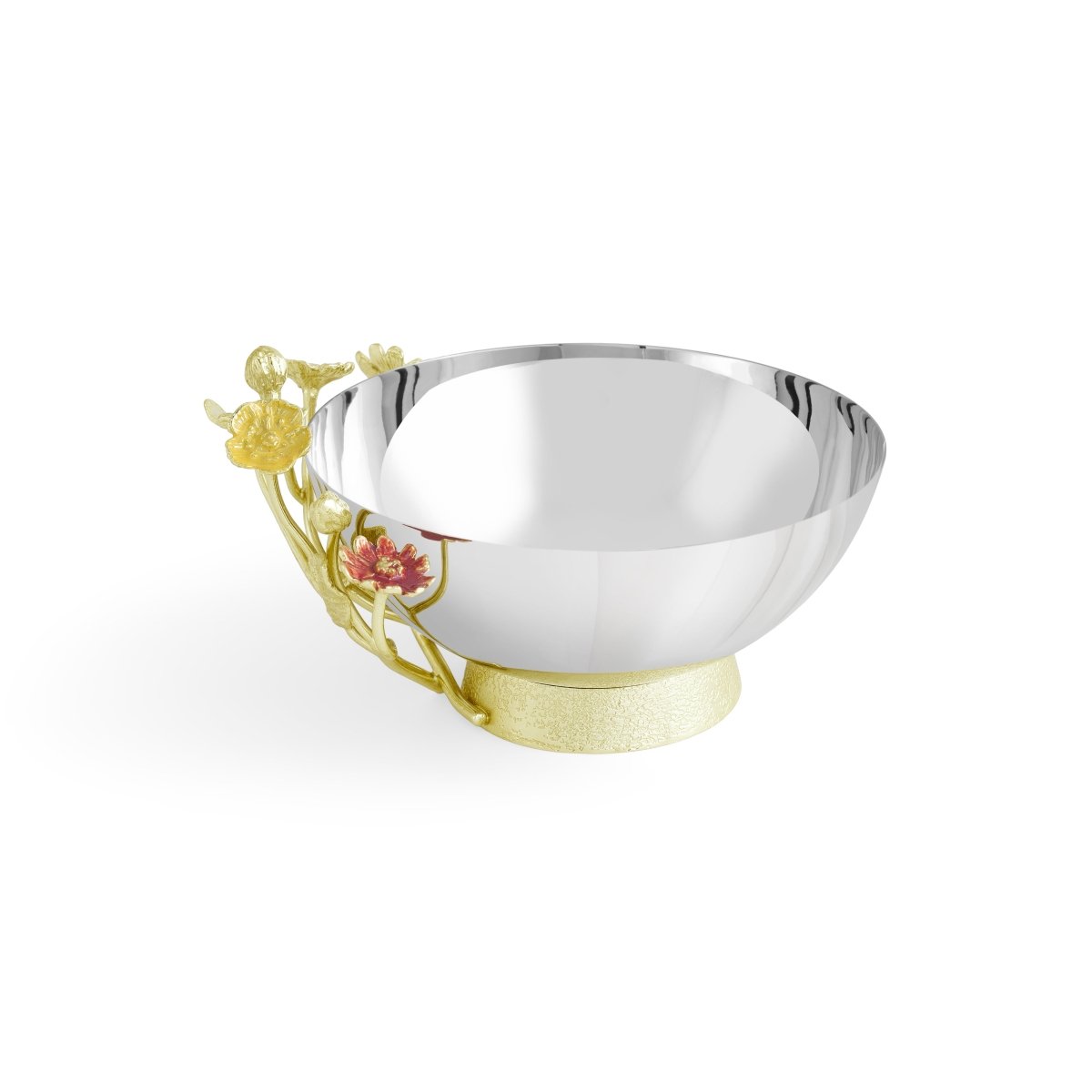 Wildflowers Small Bowl - Handmade Ceramic Decorative Bowl for Home Decor, Kitchen, Dining Table Centerpiece | Perfect for Salads, Snacks, Candies & Gift Giving