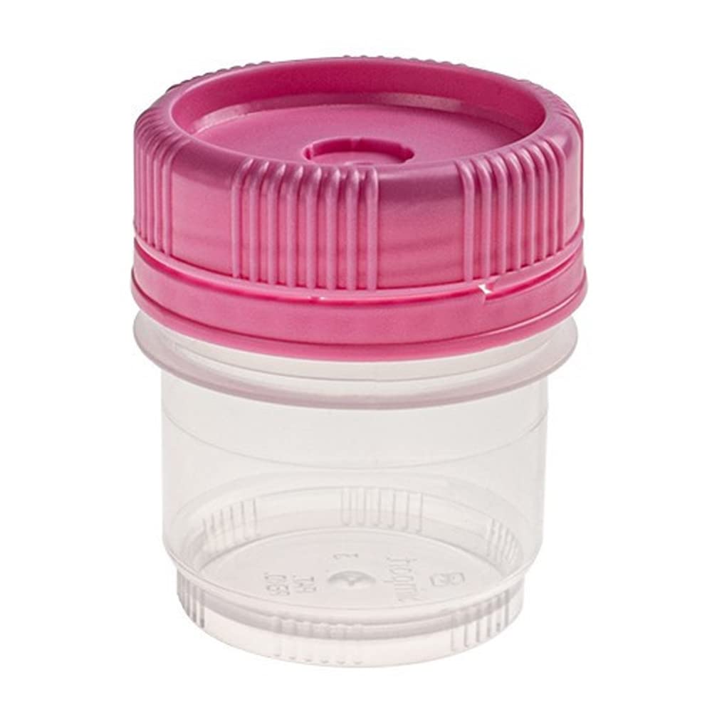 SecurTainer II C576-40MA Tamper-Evident Specimen Container - 40mL Polypropylene, Pack of 500 - Ideal for Medical Labs, Clinical Specimen Collection & Secure Sample Storage