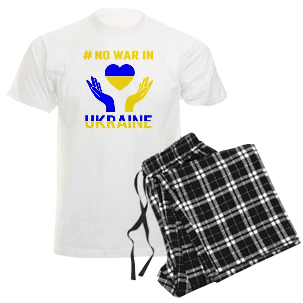 Support Ukraine No War Pajama Set - Comfortable Sleepwear for Men & Women - Perfect for Lounging, Sleeping & Showing Solidarity