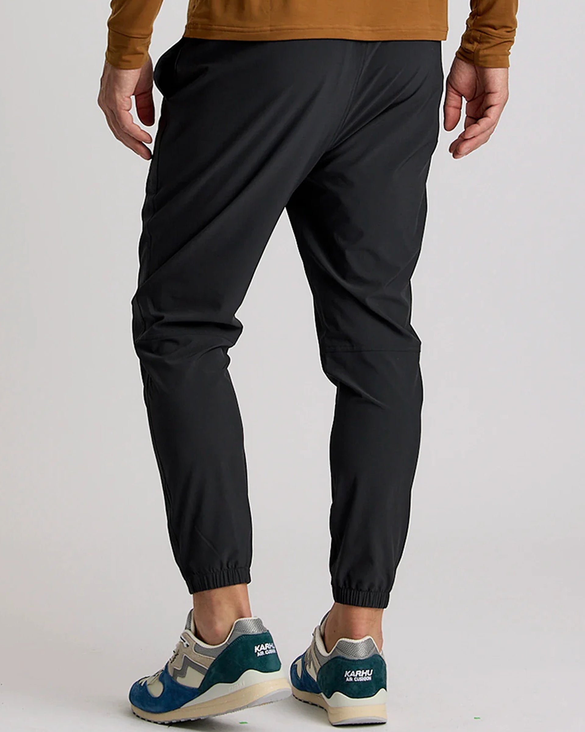 Active Breeze Jogger Pants for Men & Women - Lightweight Breathable Running Workout Pants in Black Sand Color - Perfect for Gym, Yoga, and Casual Wear