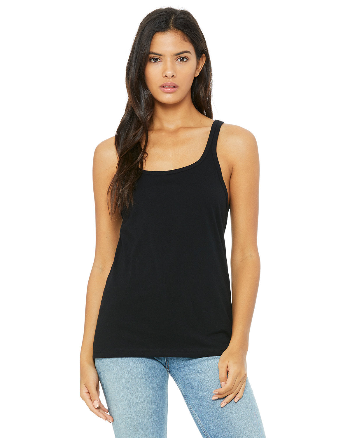 Bella + Canvas 6488 Women's Relaxed Fit Jersey Tank Top - Soft Breathable Cotton for Casual Wear, Gym, Yoga & Summer Outfits