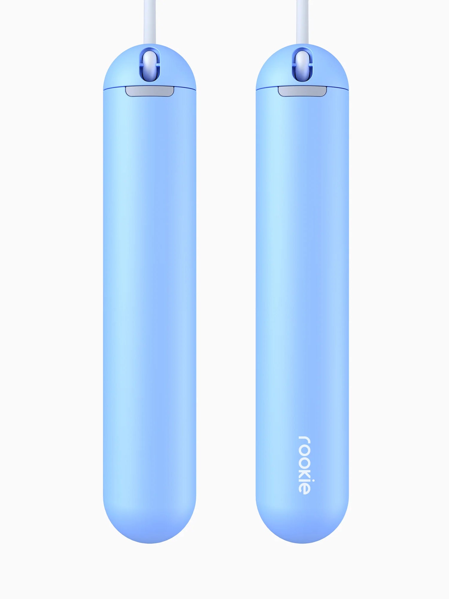 Tangram Rookie Smartrope Jump Rope - Adjustable LED Light Up Skipping Rope for Fitness, Workouts & Weight Loss - Perfect for Home Gym, Cardio Training & Outdoor Exercise (Ice Blue)