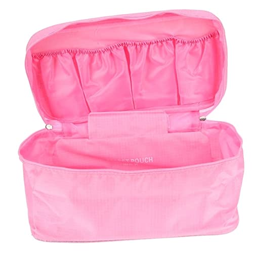 JAAP Multifunctional Bra & Underwear Organizer Bag - Portable Travel Cosmetic Makeup Lingerie Toiletry Storage with Handle | Perfect for Gym, Business Trips & Vacation Packing
