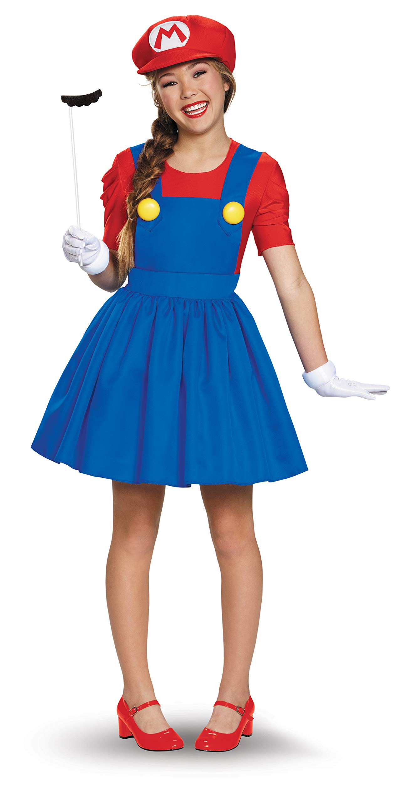 Disguise Women's Super Mario Costume Skirt - Perfect for Halloween, Cosplay, and Themed Parties