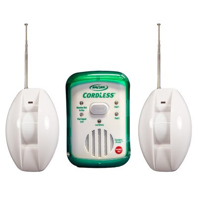 FallGuard Wireless Security Monitor with 2 Infrared Motion Sensors - Home & Business Surveillance System for Indoor/Outdoor Protection