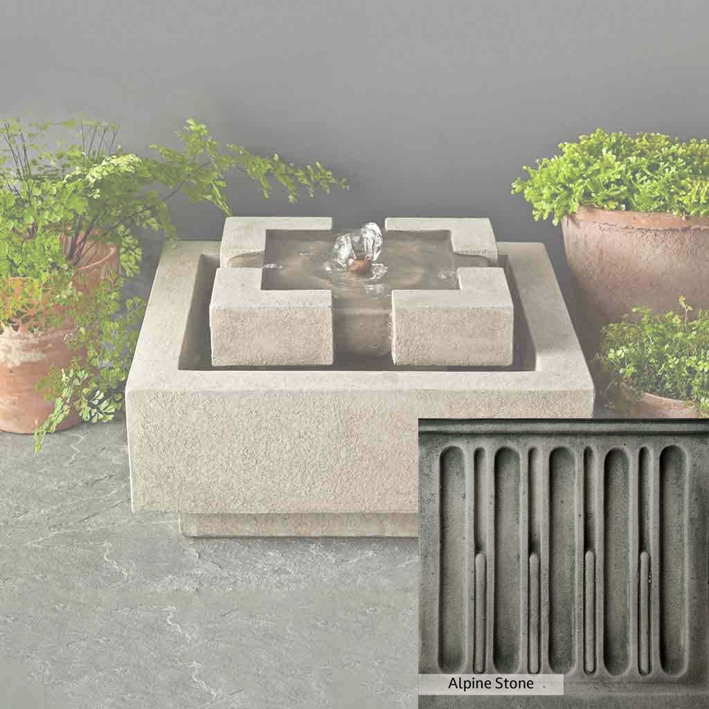Campania International M Series Escala Outdoor Fountain - Elegant Garden Water Feature for Patio, Yard & Landscape Decor
