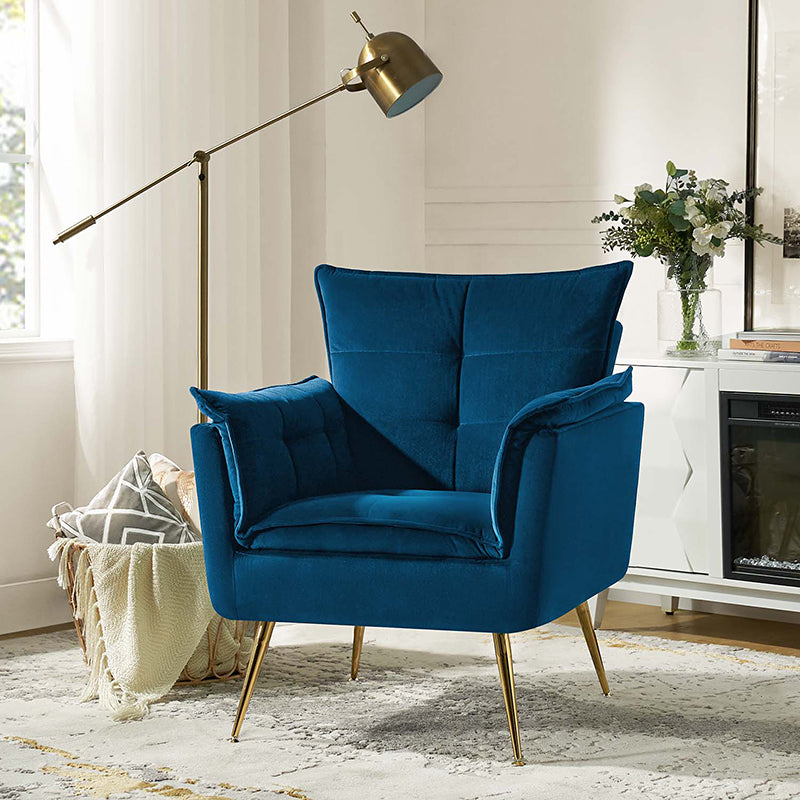 Jaxon Plush Armchair - Ultra Soft Comfortable Lounge Chair for Living Room, Bedroom, or Office - Perfect for Relaxing, Reading & Napping