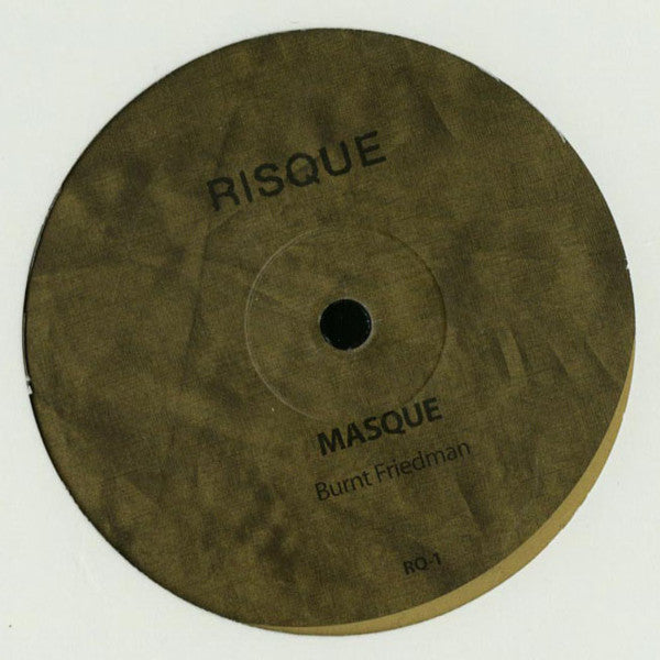 Burnt Friedman Masque / Peluche 12 Risque Vinyl LP – Limited Edition RQ 1 – Perfect for Jazz & Experimental Music Collectors