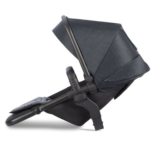 Silver Cross Coast Tandem Stroller Seat - Flint Gray | Double Baby Stroller for Twins & Siblings | Perfect for Park Walks, Shopping & Family Outings