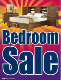 Custom Vinyl Window Sign for Bedroom - Waterproof & Durable Decal for Home Decor, Retail Sales, and Storefront Advertising