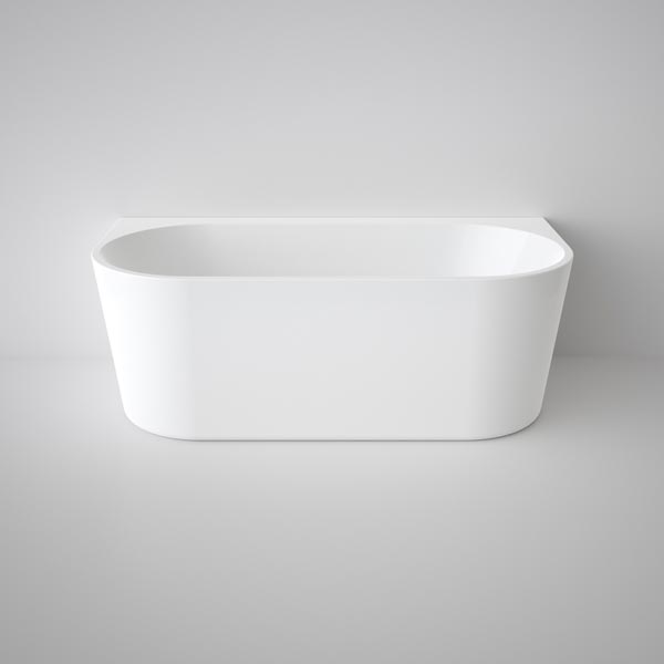 Caroma Urbane II Freestanding Back to Wall Bathtub - Modern Luxury Soaking Tub for Spa-Like Relaxation in Your Bathroom