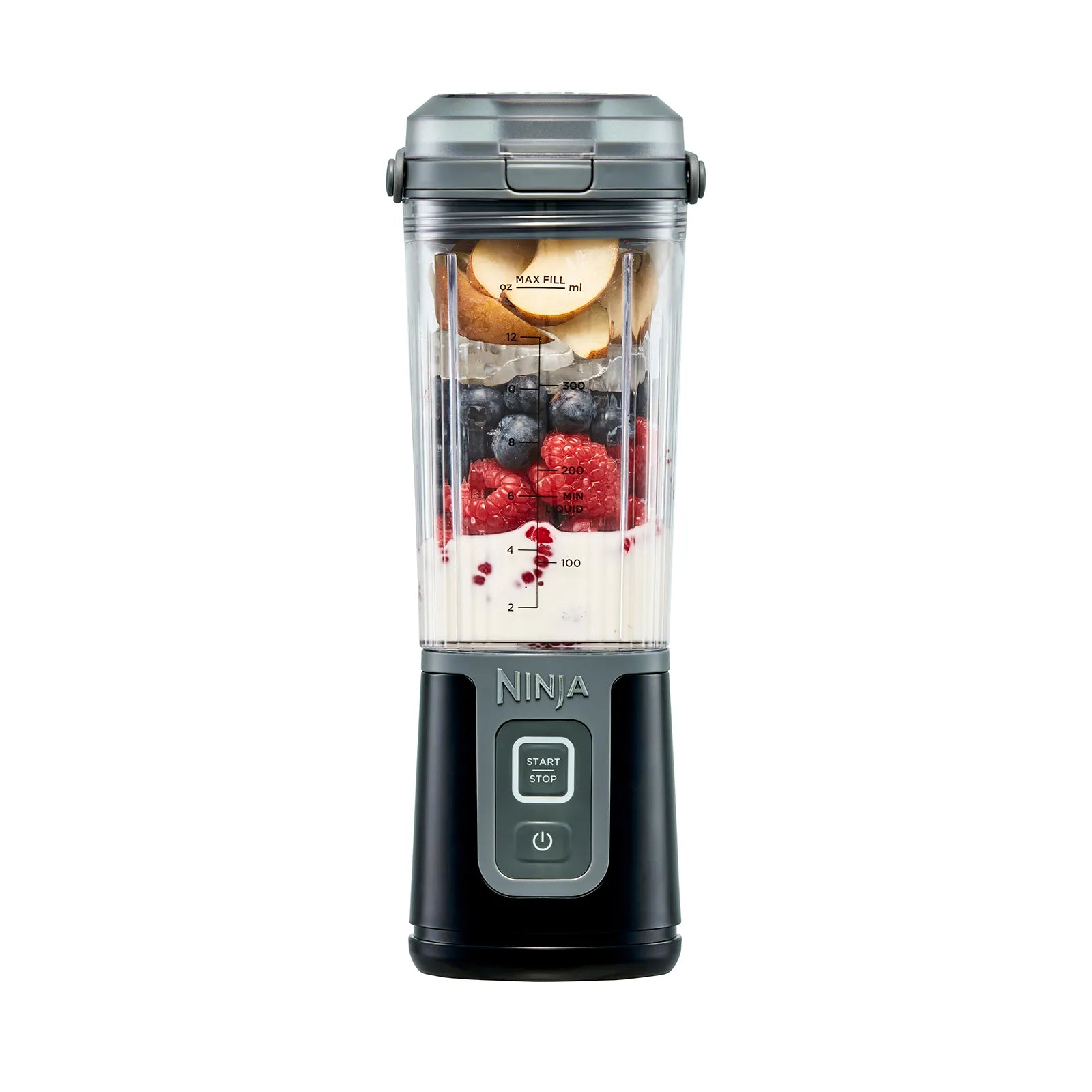 Ninja Blast Portable Blender - 500W Powerful Personal Smoothie Maker, USB Rechargeable Travel Blender for Shakes, Juices & Protein Drinks - Perfect for Gym, Office & Outdoor Adventures